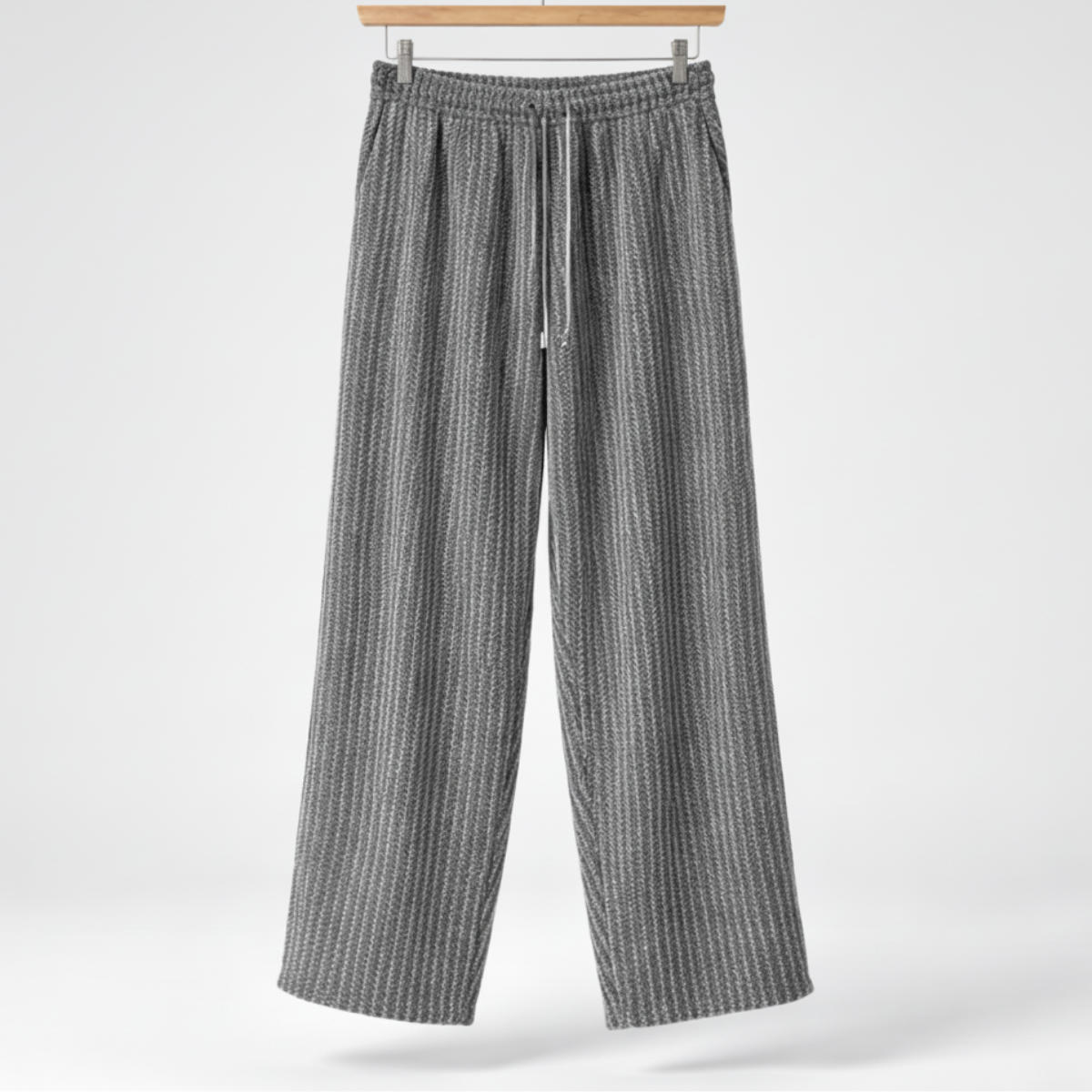 Women's Striped Sweatpants Drawstring Waist Joggers 7