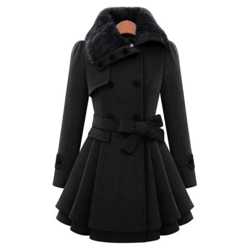 Women's Trench Coat | Belted Fit & Trim Detailing 6