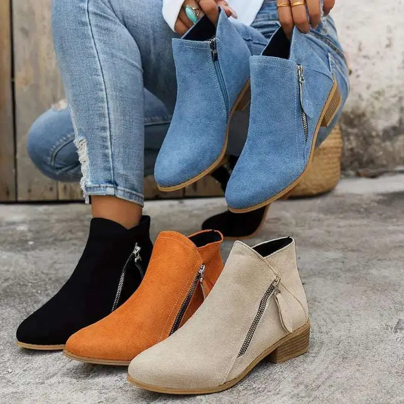 Ergonomic Ankle Boots for Women – Stylish Comfort & Support 6