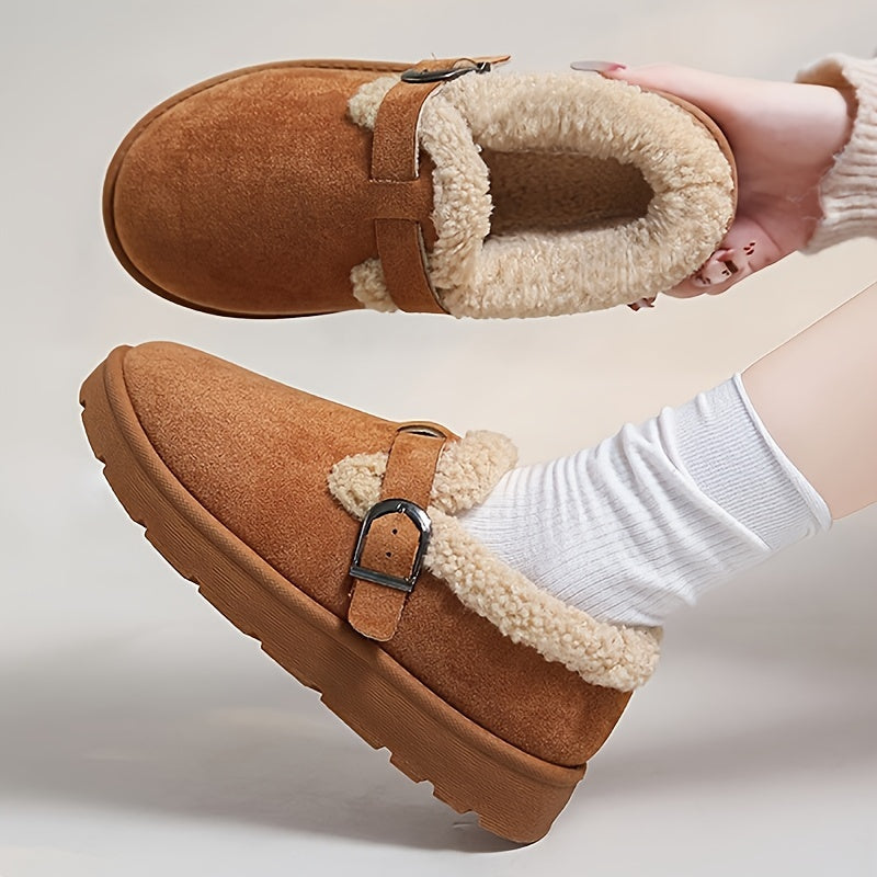 Women's Ankle Boots Warm Lining Non Slip Sole Strap 13
