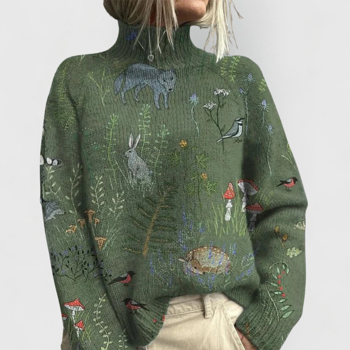 Women's Roll Neck Jumper | Warm & Timeless Style 2