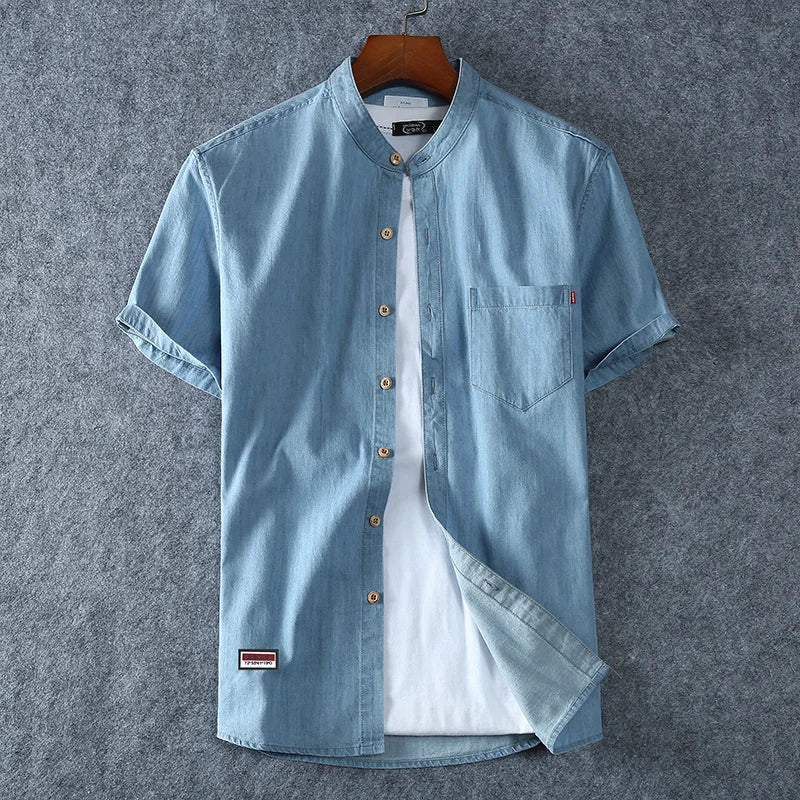 Maritime Elegance Short Sleeve Shirt 3