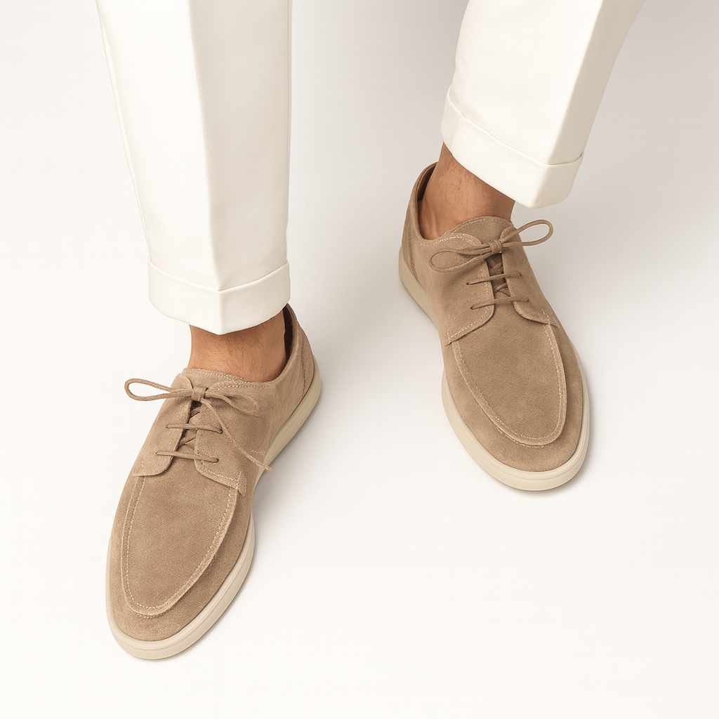 Men's Leather Moccasins - Elegant Half Boots 3