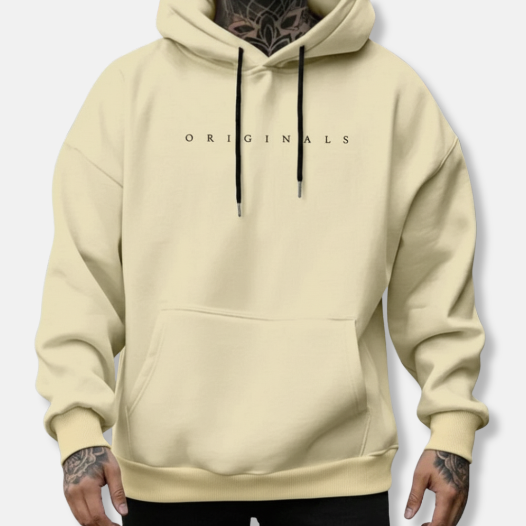 Men’s Relaxed Fit Cotton Blend Hoodie – Kangaroo Pocket Streetwear Pullover 2