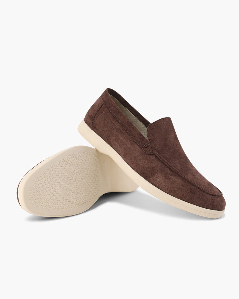 Men’s Suede Slip-On Loafers Casual Comfort Everyday Shoes 10