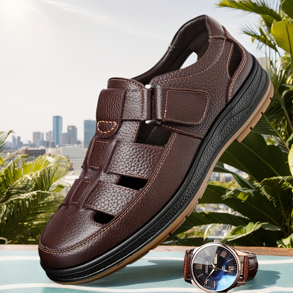 Men's Summer Sandals | Closed-Toe & Adjustable Strap