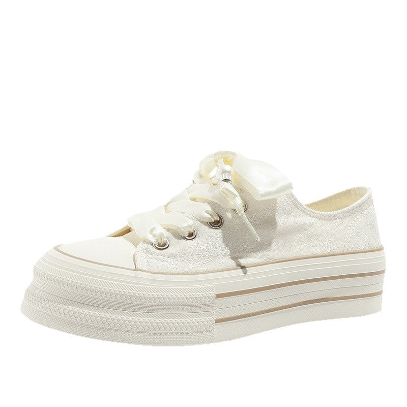 Women's Platform Sneakers | Lace Detail 6