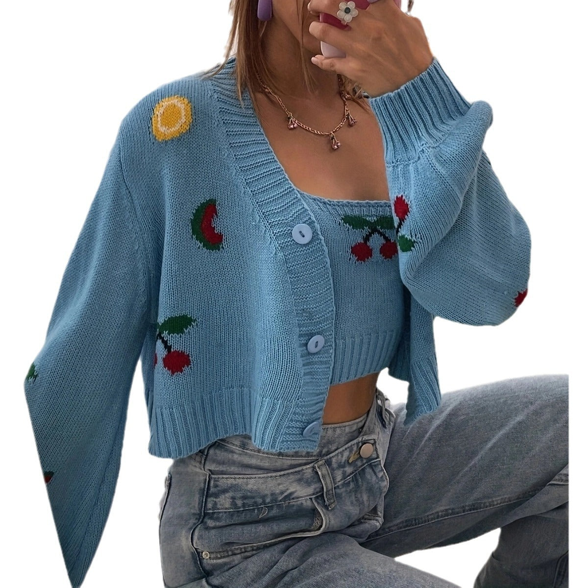 Women's Knitted Cardigan | Relaxed Comfort Fit 5
