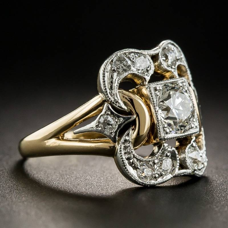Radiance - Antique-Inspired Zirconia Cocktail Ring