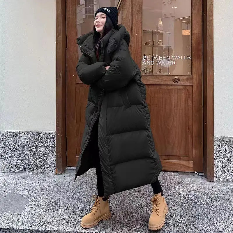 Women's Long Jacket | Hooded & Warm 4