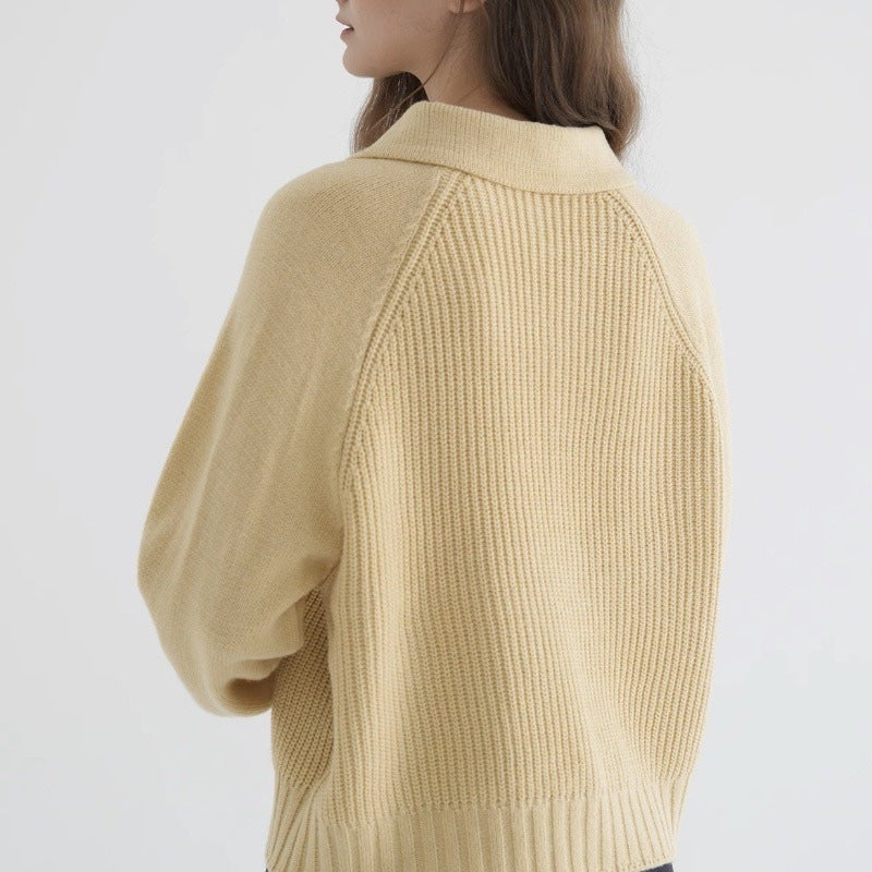 Women's Cardigan | Button-Front Knit Design 4