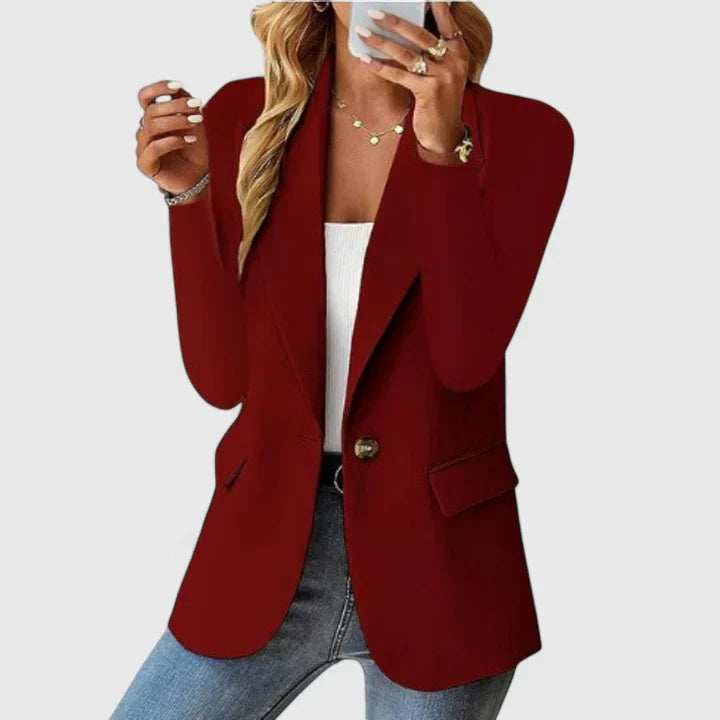 Women's Blazer | Lapel Single Button 7