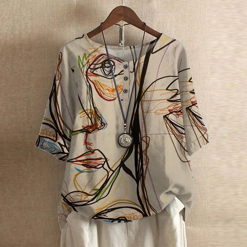 Women's Blouse | Vintage Floral Print 10