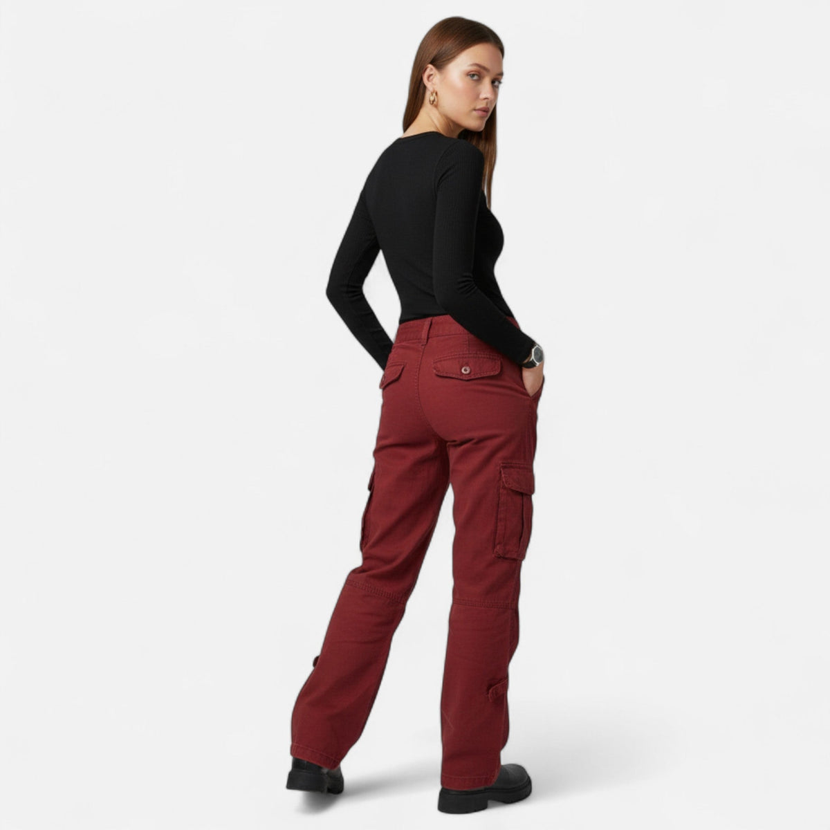 Women's Cargo Trousers | Wide Leg & Low Rise