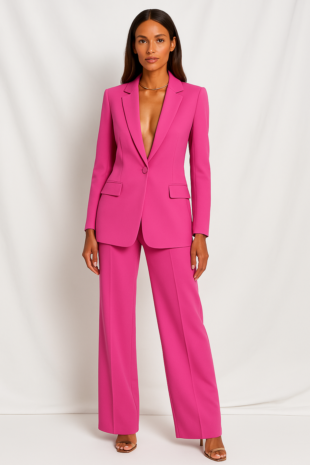 Women's Co Ord Set | Plunge Blazer Tailored Fit