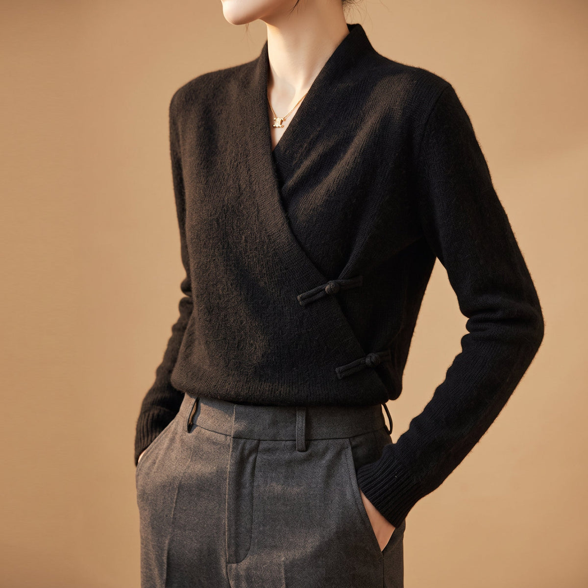 Women's Wrap Sweater | Soft Warmth & All-Day Comfort