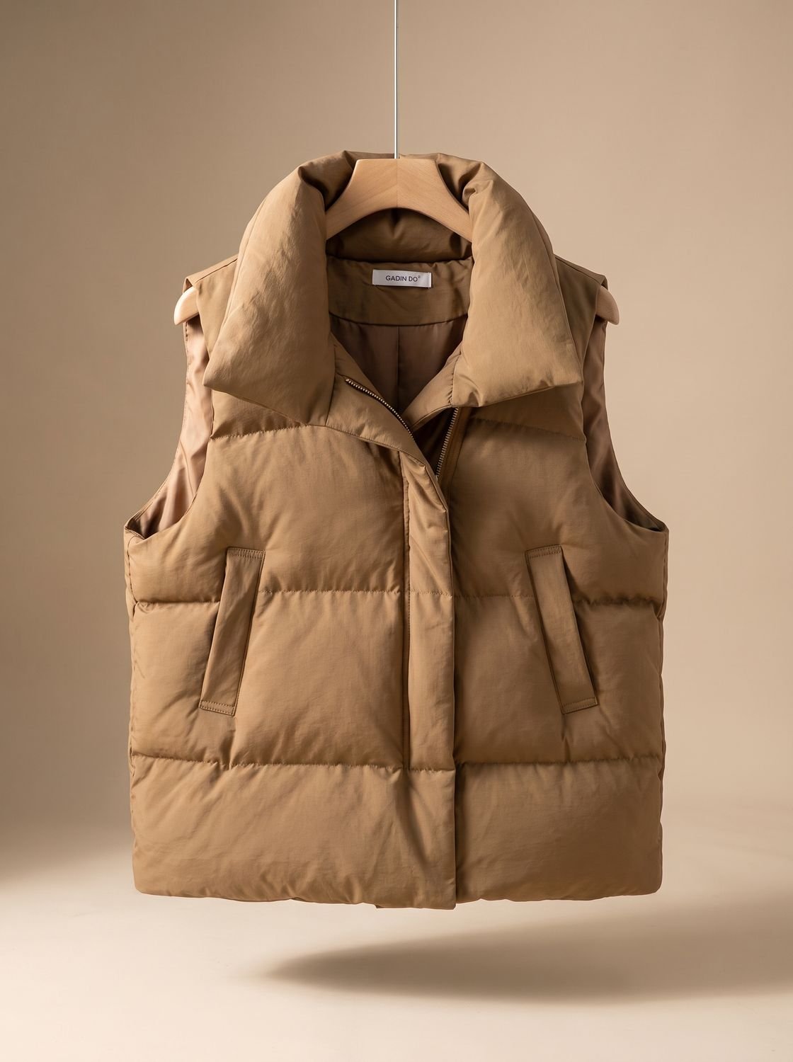 Women's Puffer Vest | Shawl Collar & Wind-Proof Warmth 6