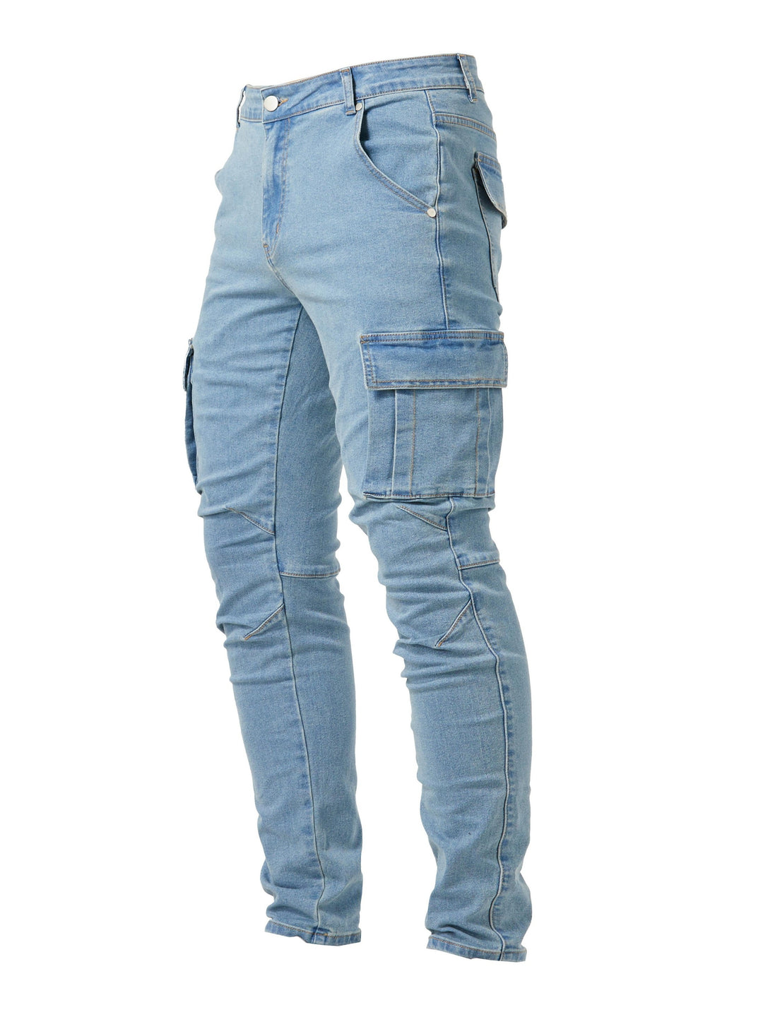 Men's Cargo Jeans | Slim Fit & Utility Pockets 5