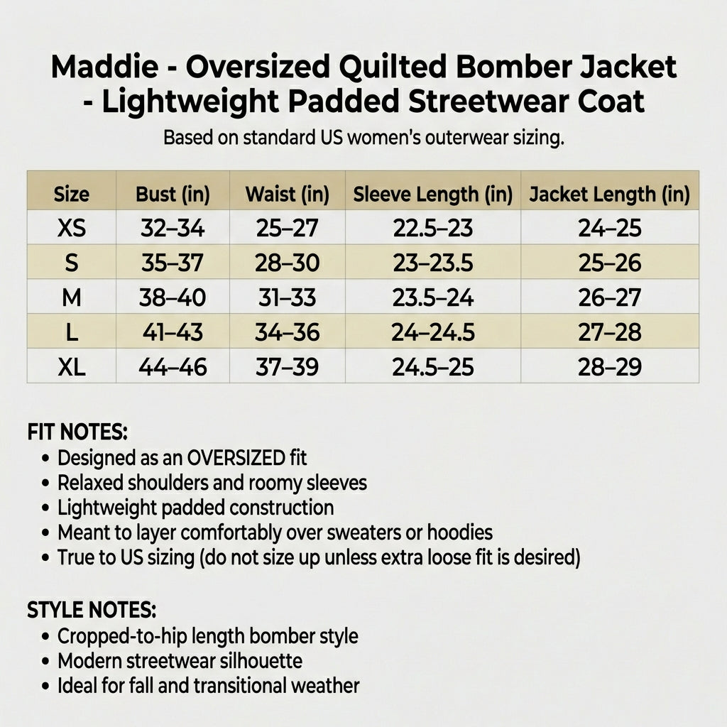 Women's Quilted Bomber Jacket | Oversized & Lightweight Warmth 5