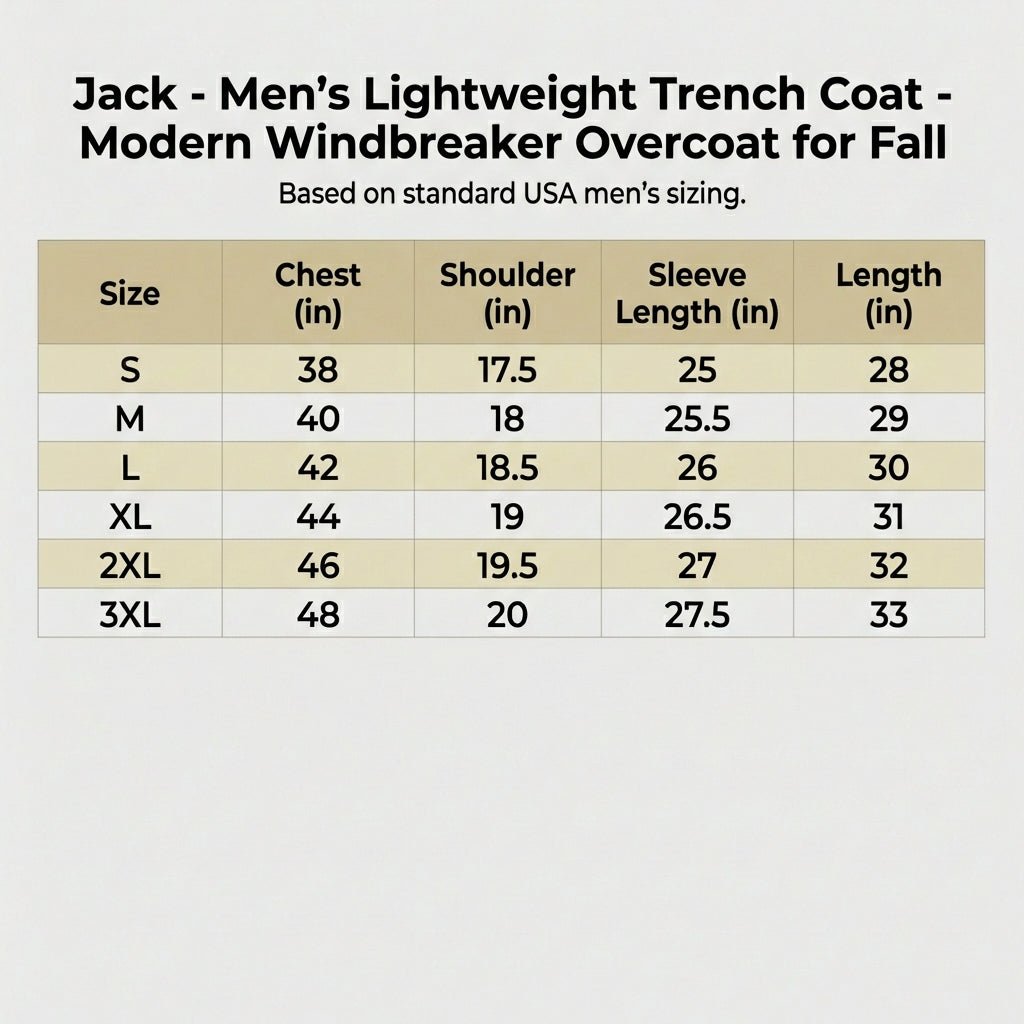 Men's Trench Coat | Lightweight Windbreaker 7