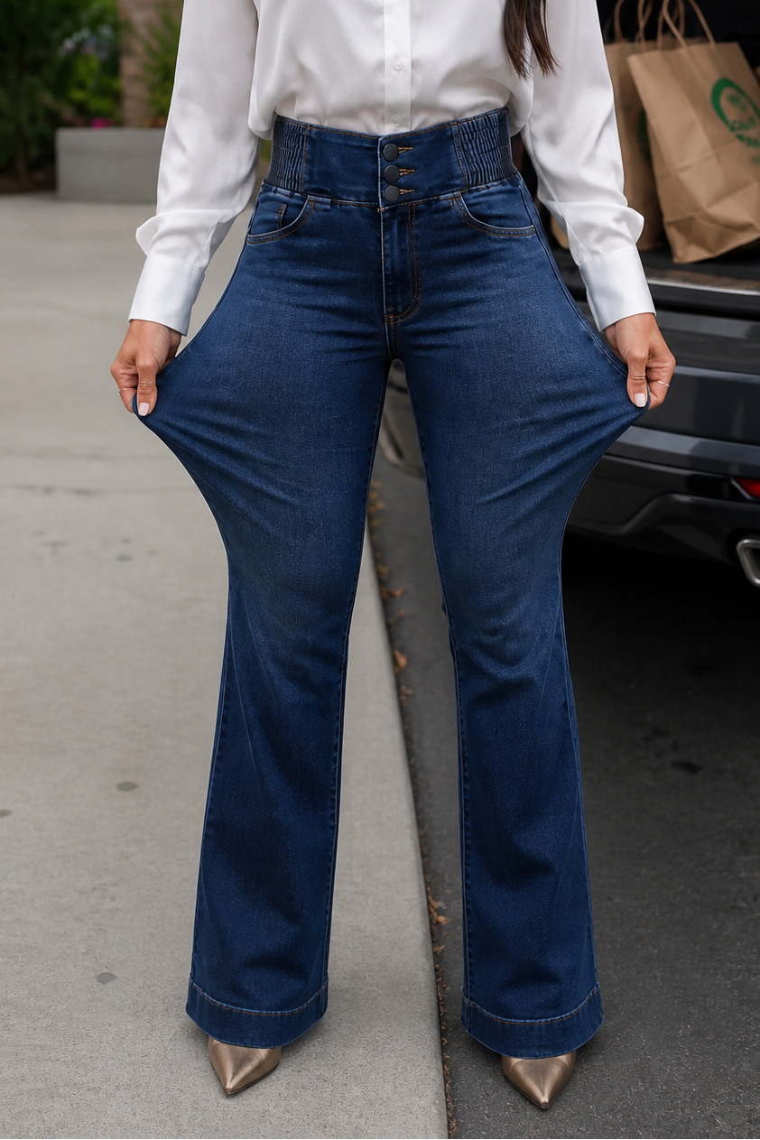 Women's High-Waisted Flare Jeans | Stretch Comfort & Longer-Leg Fit 13