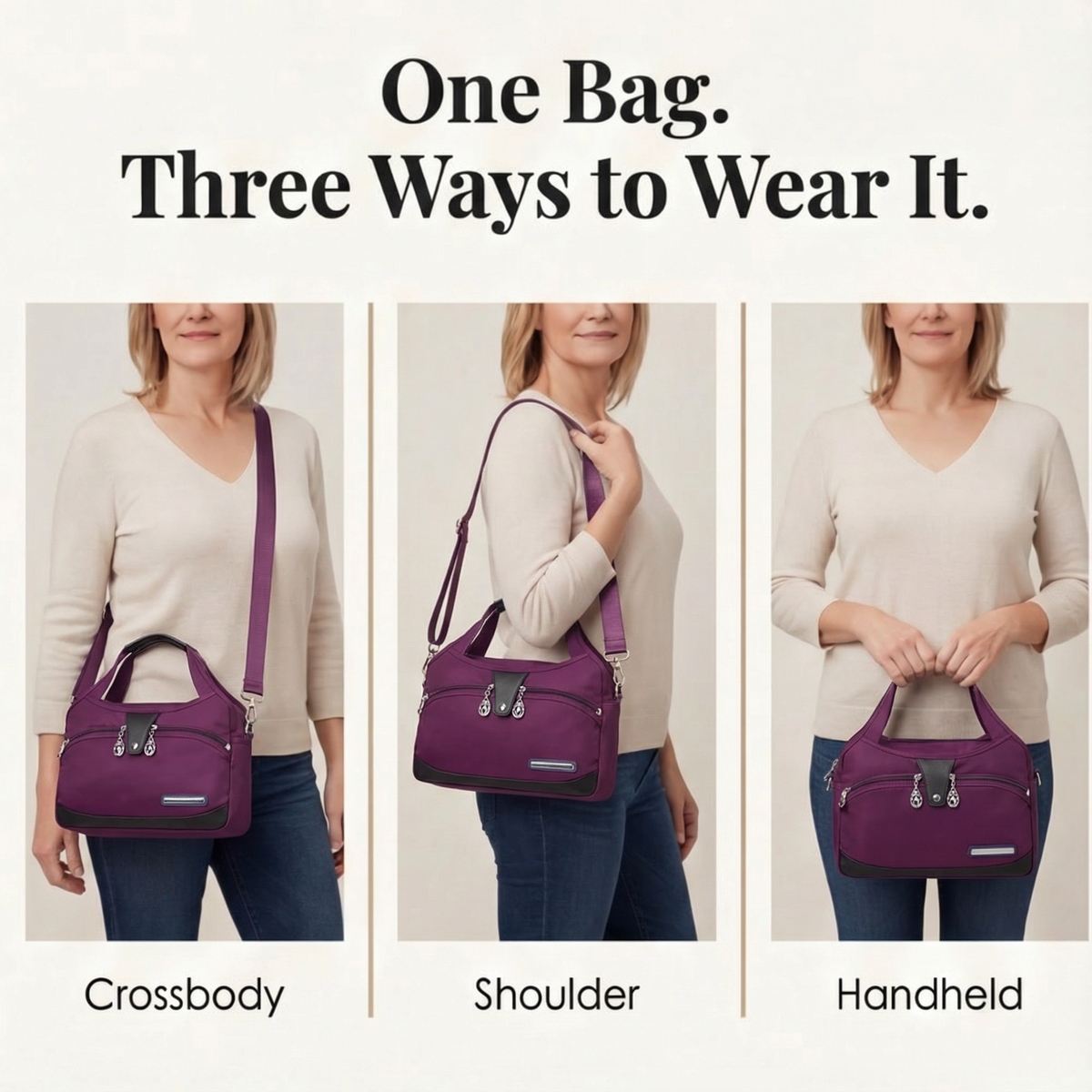 Women's Crossbody Bag | Multi Pocket & Anti-Theft 5