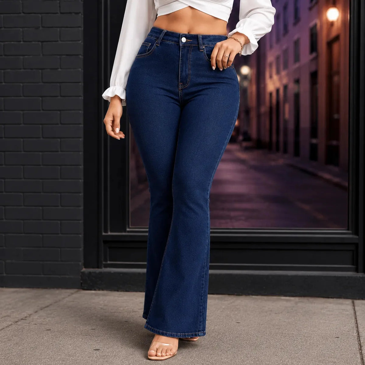 Women's High Waist Flare Jeans | Butt-Lifting & Stretch Fit 18