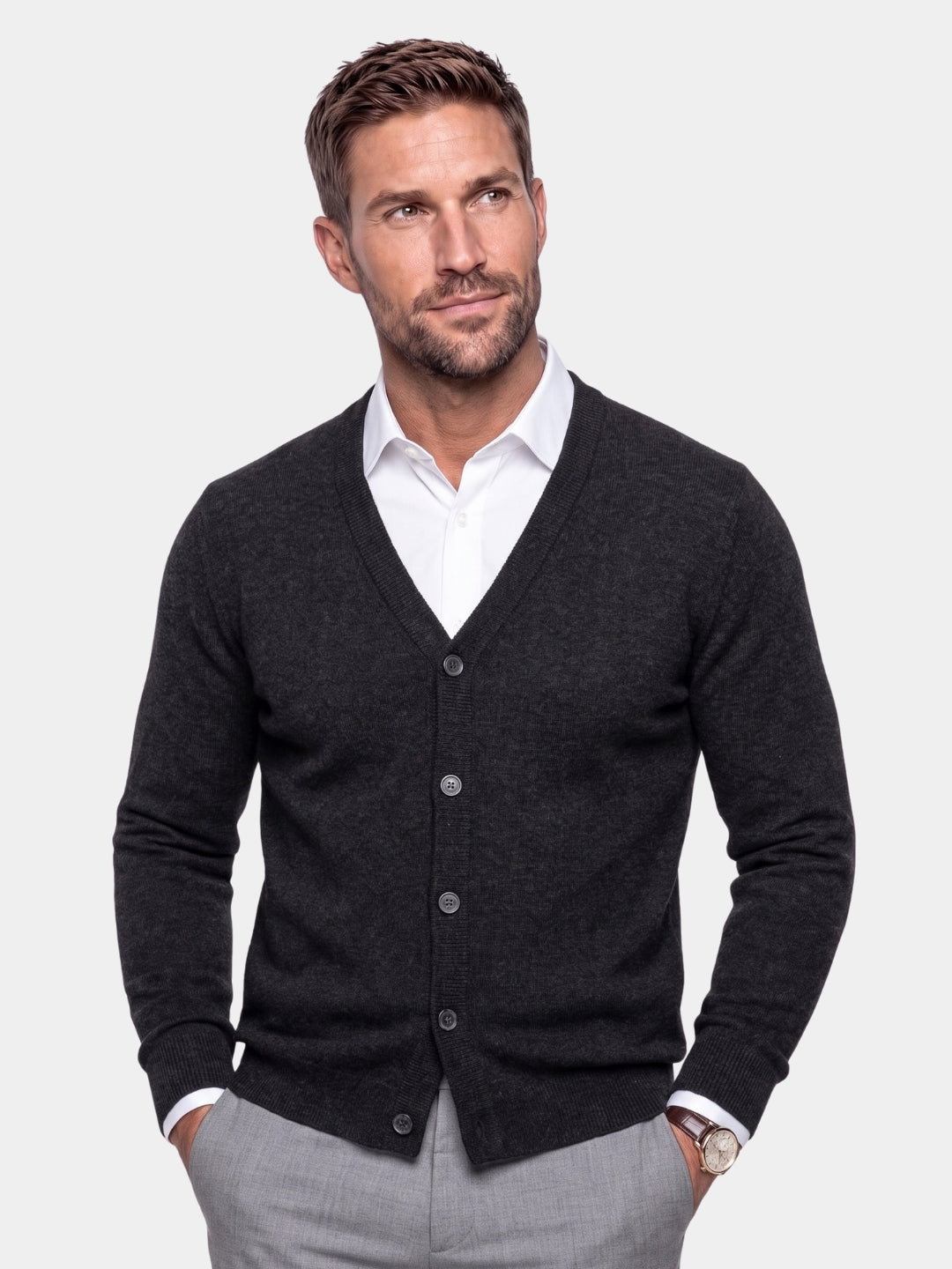 Women's V Neck Cardigan Sweater | Soft & Comfortable 1