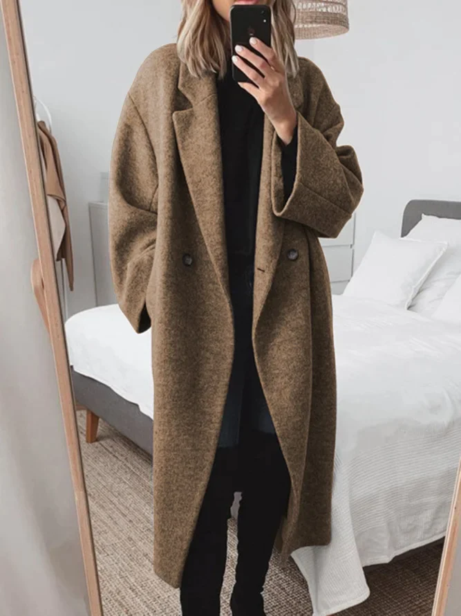 Women's Long Coat | Oversized & Warm 1
