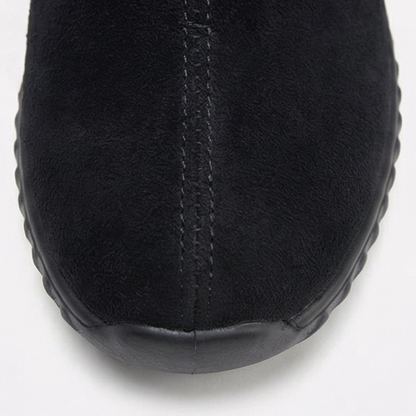 Women's Knit Cuff Ankle Booties | Slip-On & Lined 13