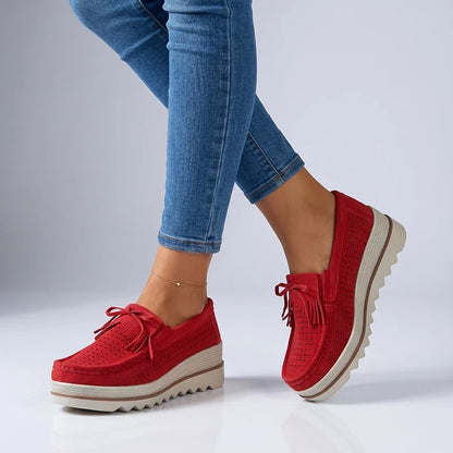 Women's Platform Loafers | Cushioned Comfort 11