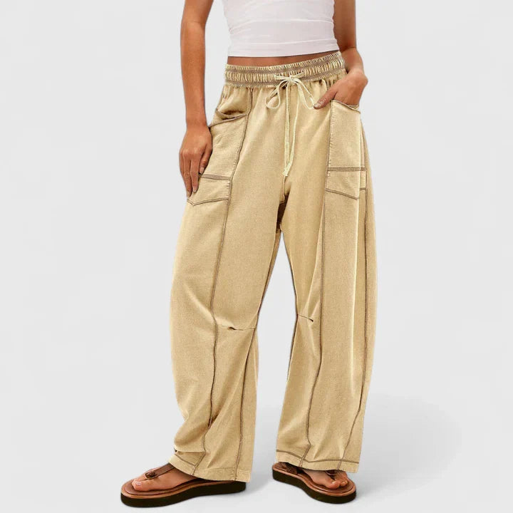 Camrynnne | Chic Fabric Trousers for Any Occasion