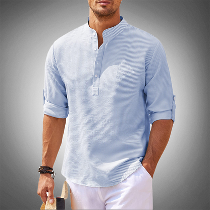 Men's Henley Shirt | Relaxed Fit & Breathable 4