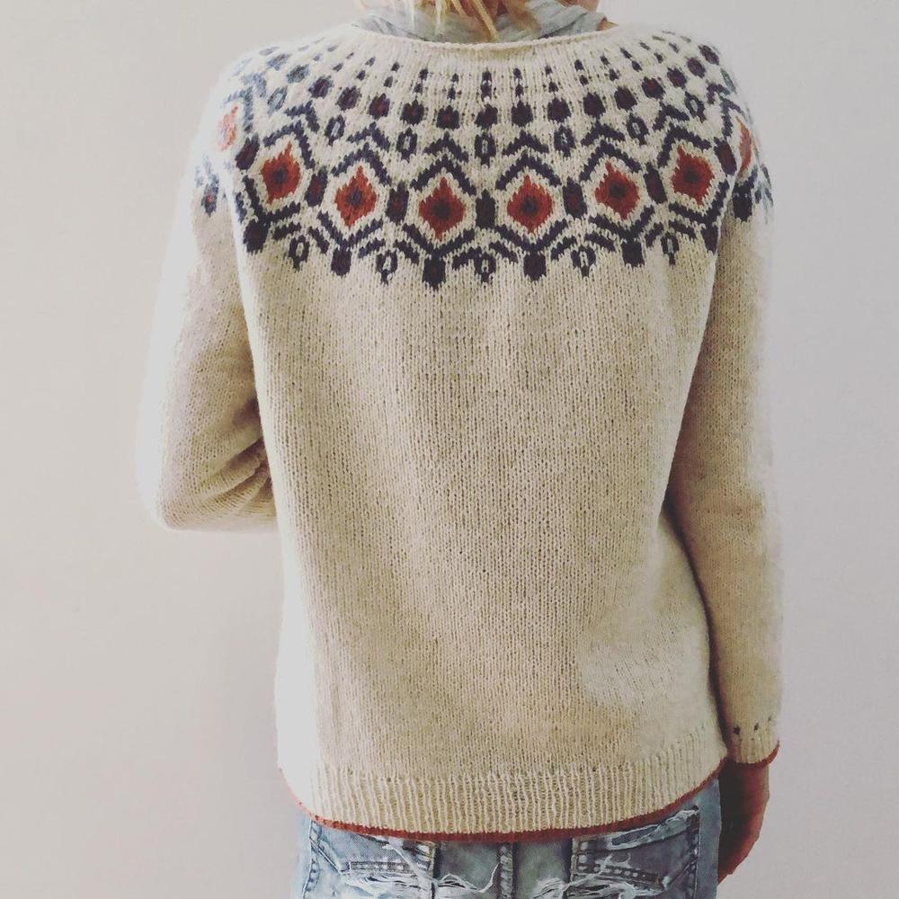 Women's Sweater | Autumn Collar Pattern & Cosy Comfort 5