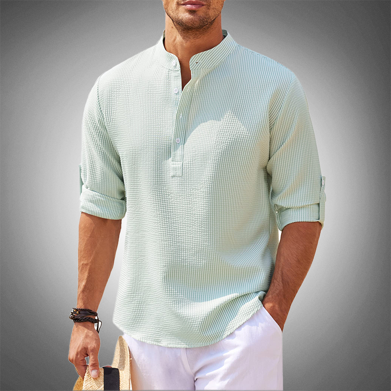 Men's Henley Shirt | Relaxed Fit & Breathable 5