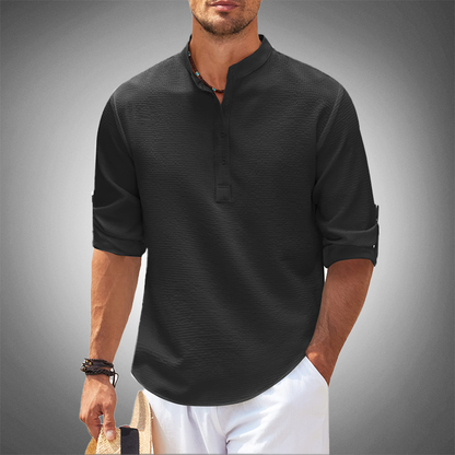 Men's Henley Shirt | Relaxed Fit & Breathable 8
