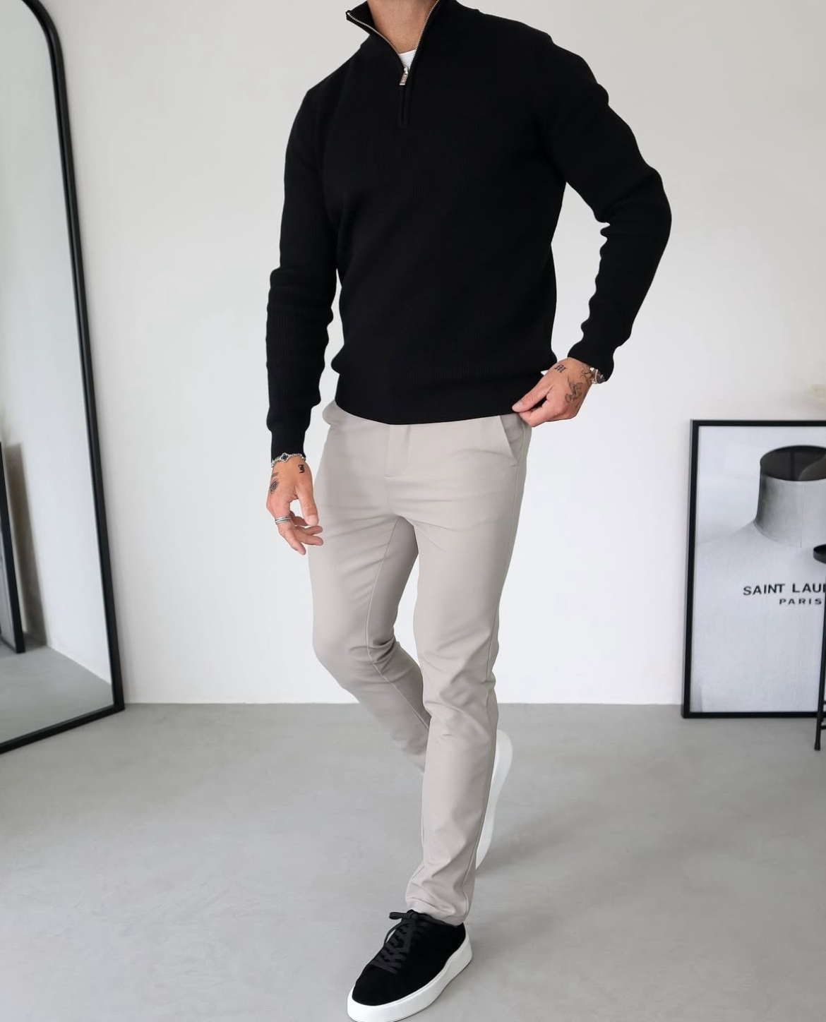 Men's Quarter Zip Sweater | Lightweight & Breathable 2