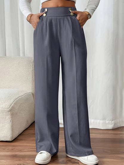 Women's Wide-Leg Trousers | High-Waisted & All-Day Comfort 8