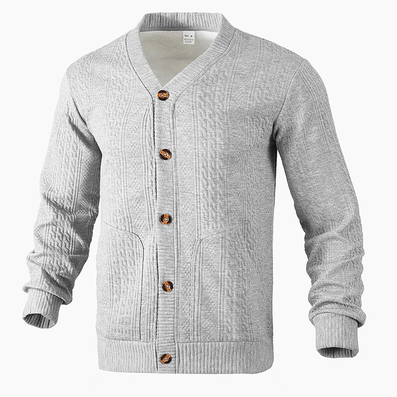 Men's Cable Knit Cardigan | Button-Up Warmth 11