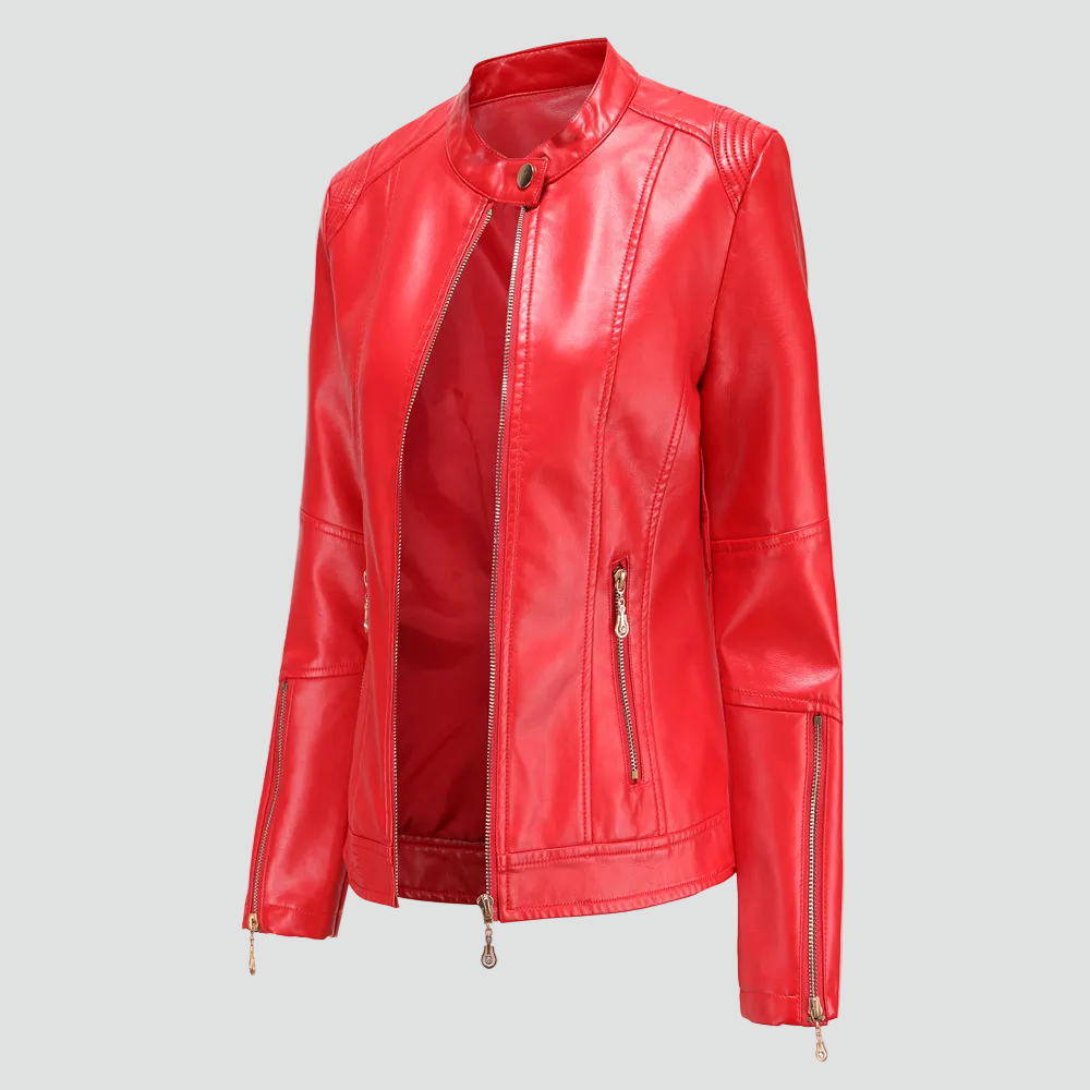 Women's Biker Jacket | Fitted Silhouette & Urban Style 7