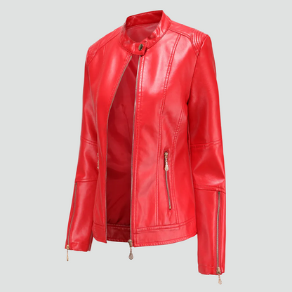 Women's Biker Jacket | Fitted Silhouette & Urban Style 7