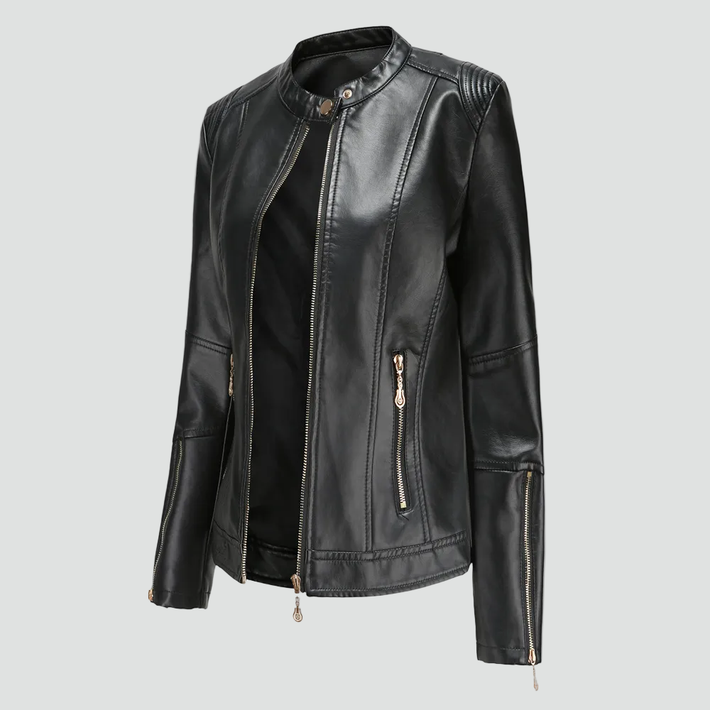 Women's Biker Jacket | Fitted Silhouette & Urban Style 5