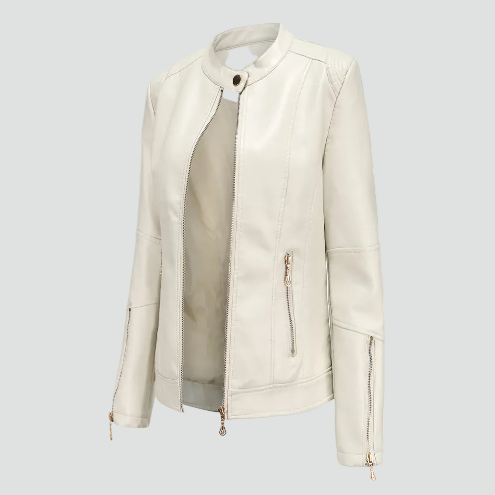 Women's Biker Jacket | Fitted Silhouette & Urban Style 9