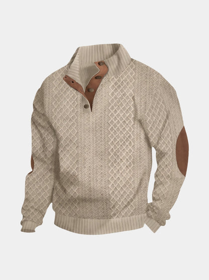 Men's High Collar Jumper | Classic Old Money Style 3