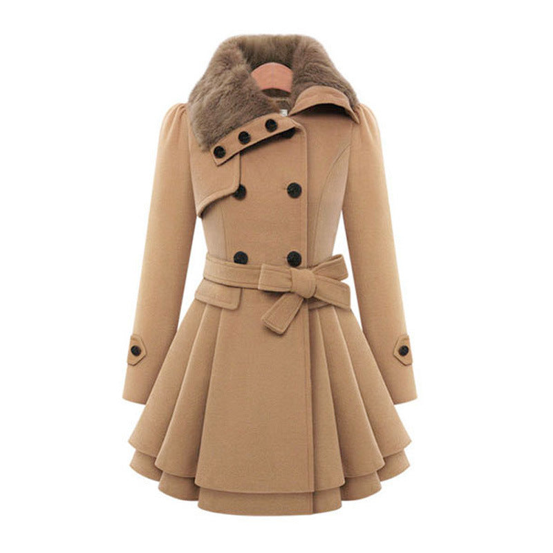 Women's Trench Coat | Belted Fit & Trim Detailing 2