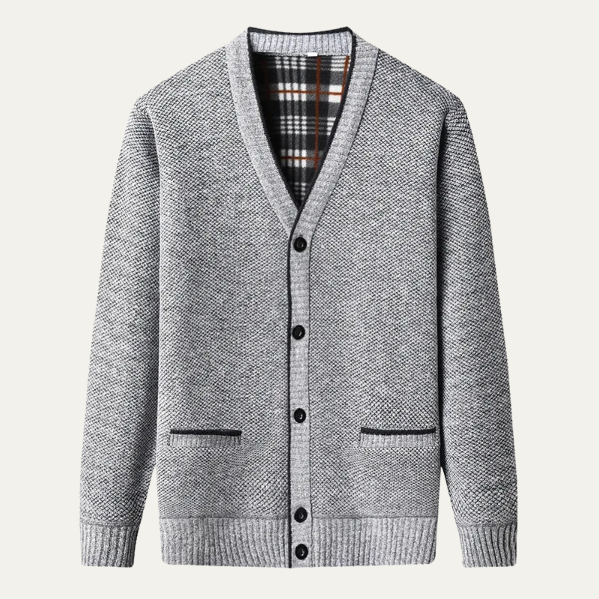 Men's Knit Cardigan | Classic Button Style 5