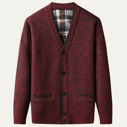 Men's Knit Cardigan | Classic Button Style 7