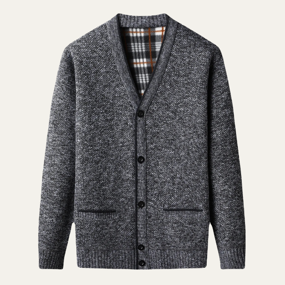 Men's Knit Cardigan | Classic Button Style 3