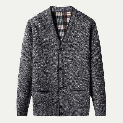 Men's Knit Cardigan | Classic Button Style 3