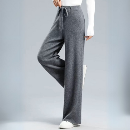 Men's Wide Leg Lounge Pants Adjustable Drawstring Waist 1